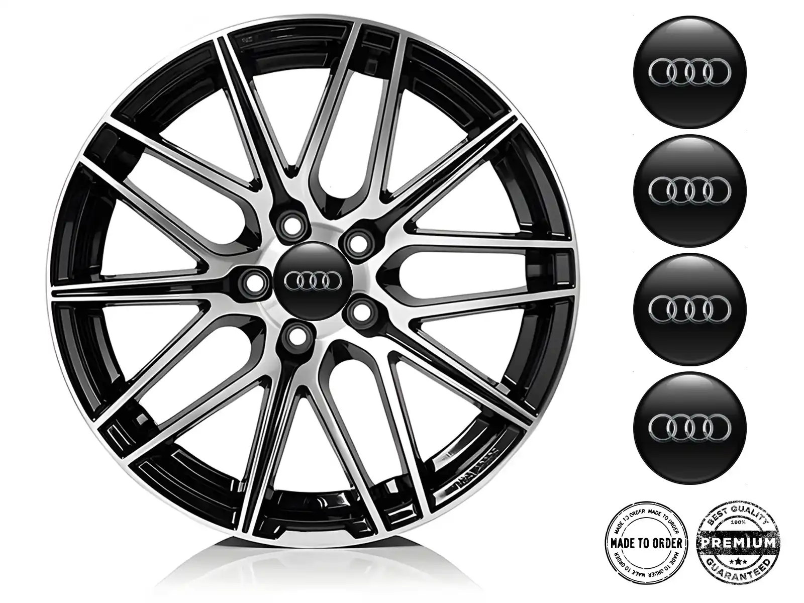 Audi Pegatinas de Rueda Pro Horizonte Flujo Cósmico